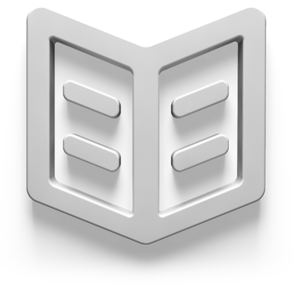 Symbol aufgeschlagenes Buch