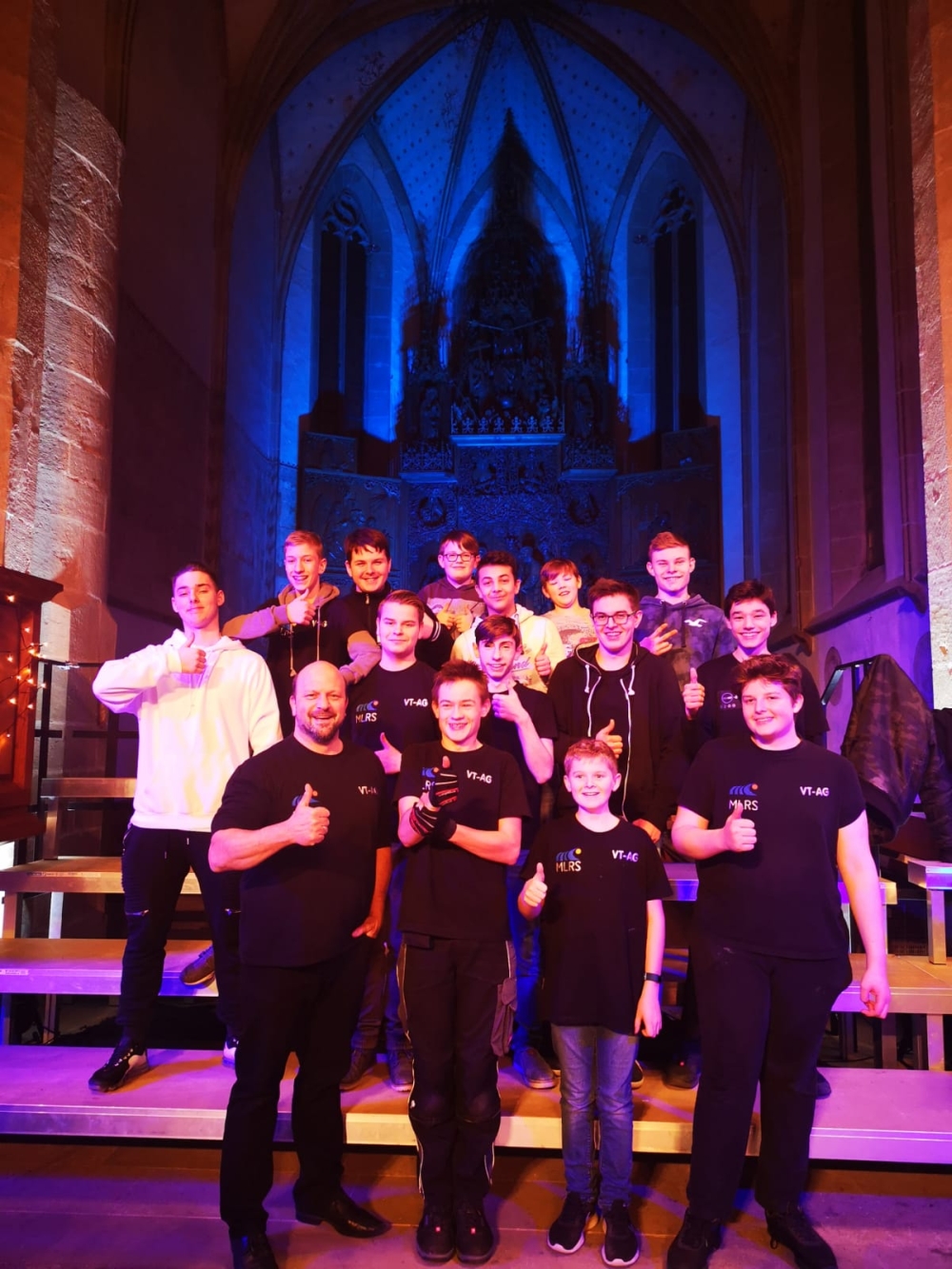 Die Veranstaltungs Technik AG organisiert die Technik eines Weihnachtskonzerts