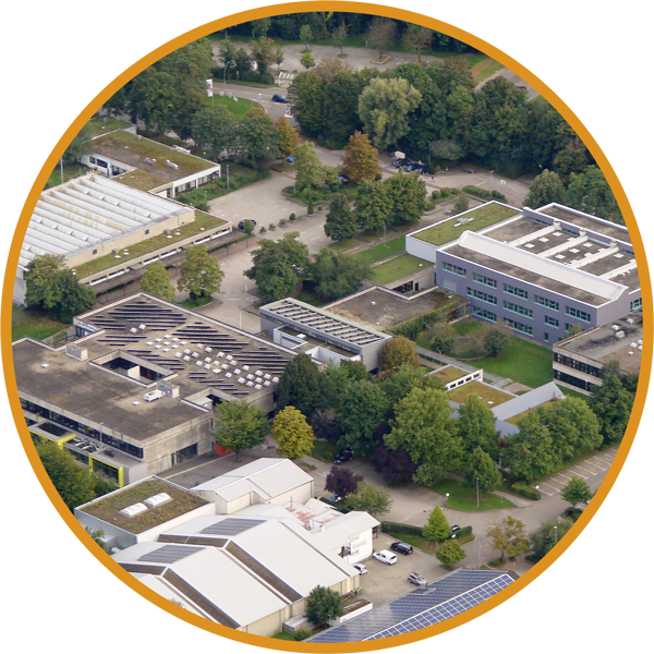 Luftaufnahme der Maximilian Lutz Realschule