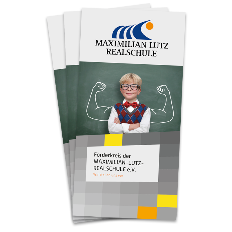 Foto von Prospekten des Förderkreises