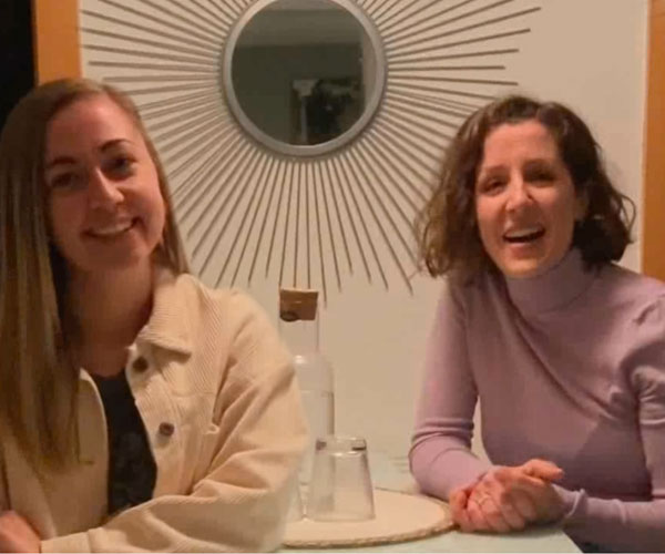 Foto Sara Tegel und Chiara Hieber